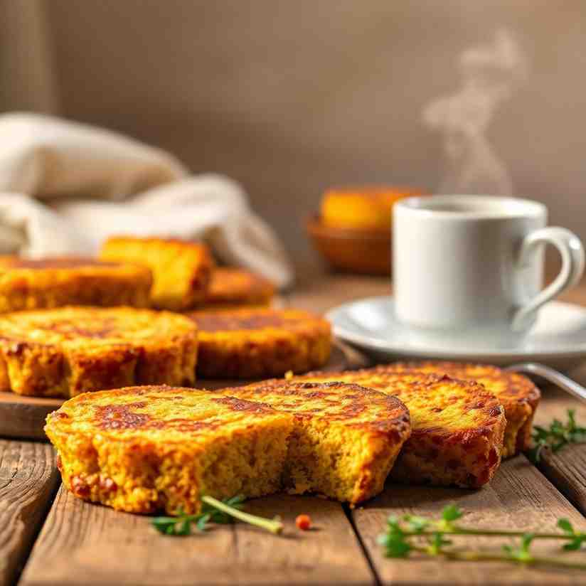 Easy Cornmeal Cakes Snack Recipe